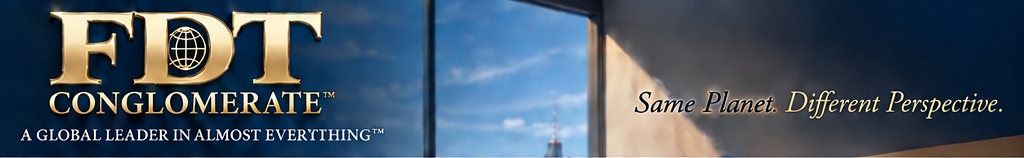 FDT Conglomerate — A Global Leader in Almost Everything. Same Planet. Different Perspective.